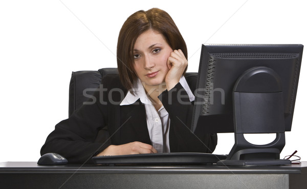 Bored businesswoman Stock photo © RazvanPhotography