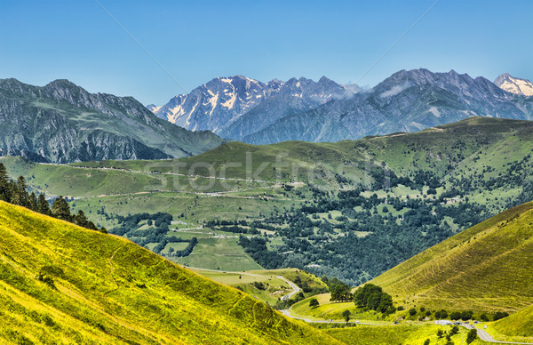 Landscape in Pyrenees Mountains Stock photo © RazvanPhotography