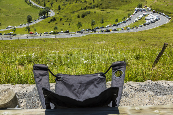 The Folding Chair of a Spectator - Tour de France 2014 Stock photo © RazvanPhotography