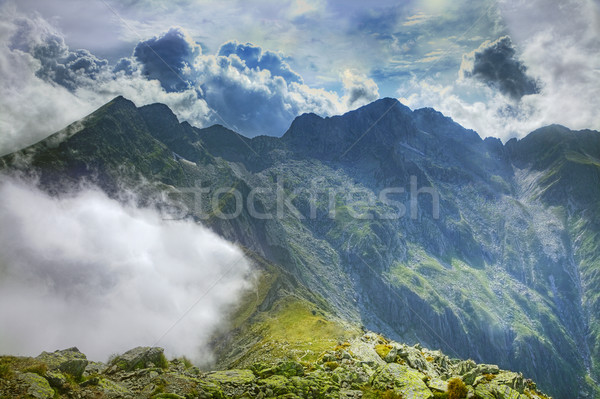 The place where the clouds turn back Stock photo © RazvanPhotography