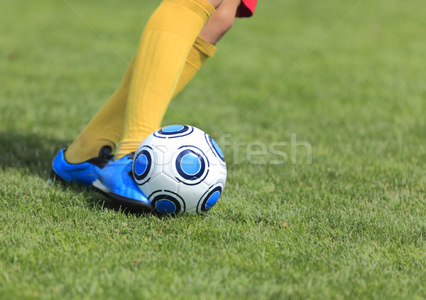 Rúg labda részlet kép futball játékosok Stock fotó © RazvanPhotography