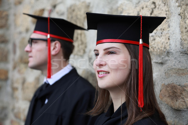 Young Couple in the Graduation Day Stock photo © RazvanPhotography