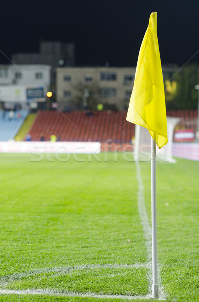 Corner flag on an soccer field Stock photo © razvanphotos