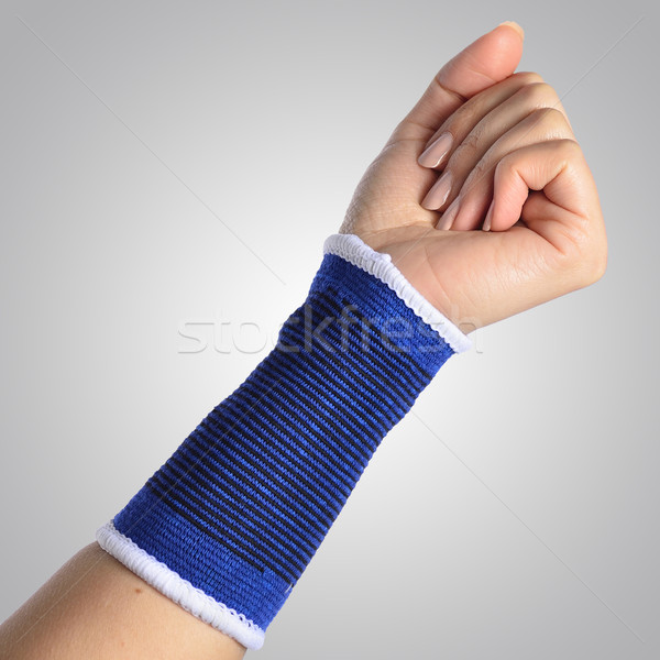 hand with a orthopedic wrist brace Stock photo © razvanphotos