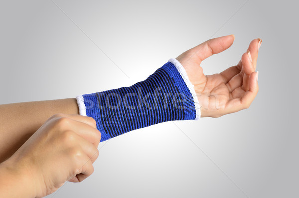 Mão ortopédico pulso médico saúde quebrado Foto stock © razvanphotos