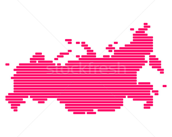 Pokaż Rosja line fioletowy linie punkt Zdjęcia stock © rbiedermann