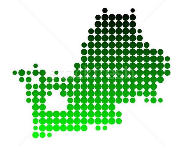 Map of Lake Chiemsee Stock photo © rbiedermann