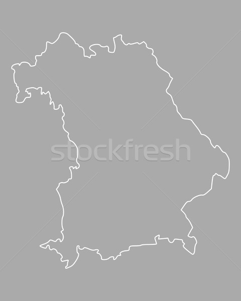 Stock photo: Map of Bavaria