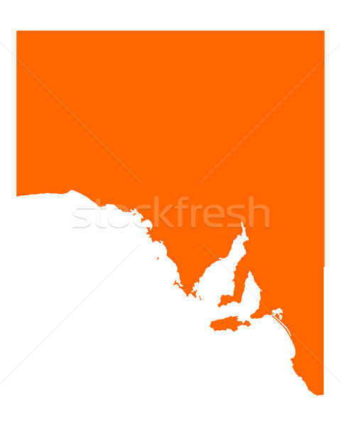 карта Южная Австралия вектора Австралия изолированный иллюстрация Сток-фото © rbiedermann