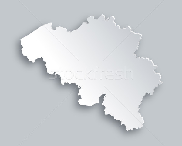 Map of Belgium Stock photo © rbiedermann