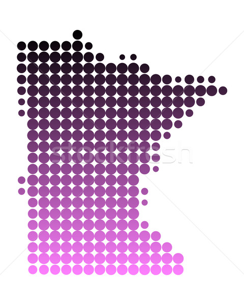 Map of Minnesota Stock photo © rbiedermann