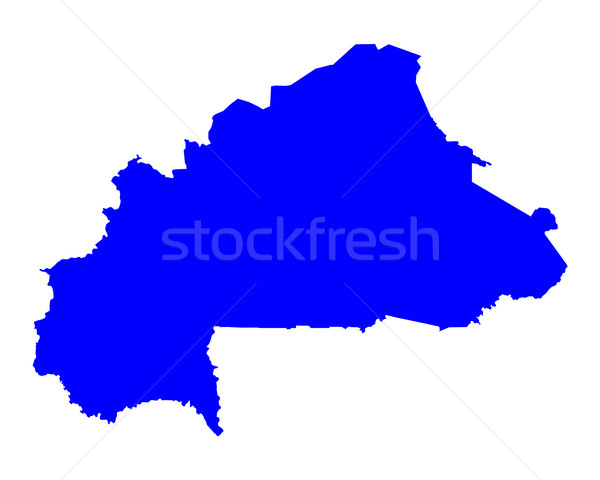 Map of Burkina Faso Stock photo © rbiedermann