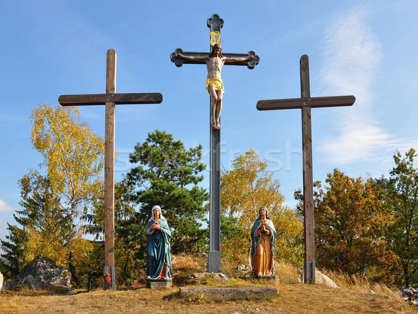 Calvary in Moosbach, Bavaria, Germany Stock photo © rbiedermann