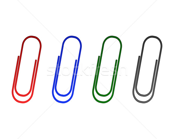 Paperclips Stock photo © rbiedermann