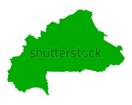 Map of Burkina Faso Stock photo © rbiedermann