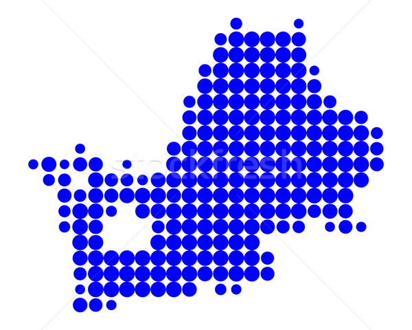 Map of Lake Chiemsee Stock photo © rbiedermann