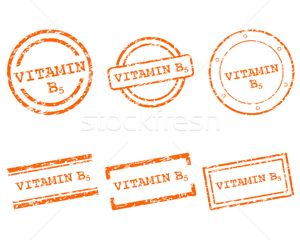 Vitamin B5 stamps Stock photo © rbiedermann