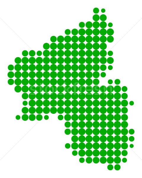 Map of Rhineland-Palatinate Stock photo © rbiedermann