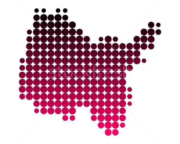Mapa padrão rosa roxo círculo ponto Foto stock © rbiedermann
