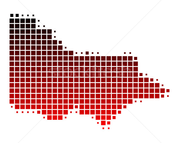 Stock photo: Map of Victoria