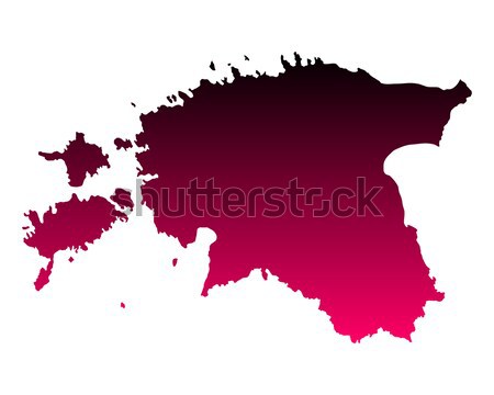 地図 エストニア 背景 行 紫色 ベクトル ストックフォト © rbiedermann
