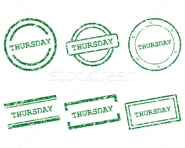 Thursday stamps Stock photo © rbiedermann
