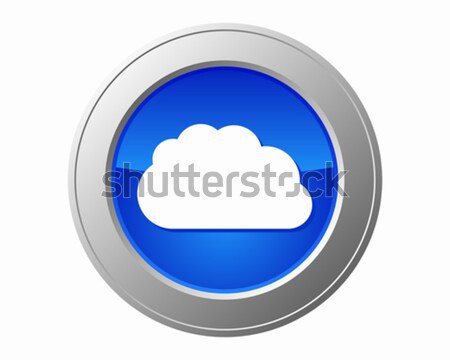 Cloud computing button Stock photo © rbiedermann