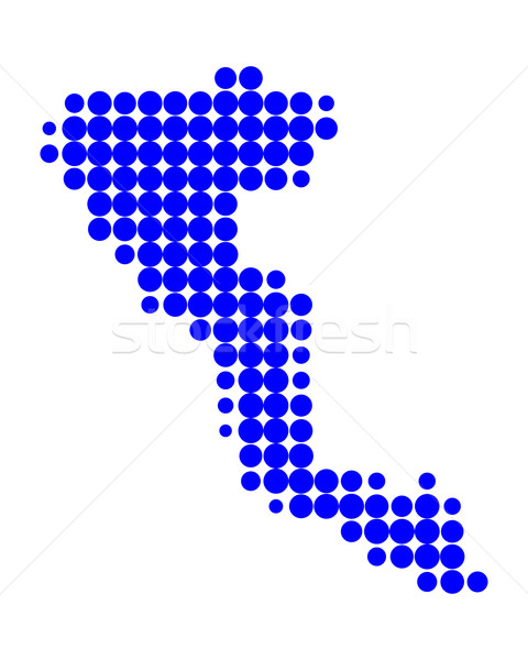 Map of Corfu Stock photo © rbiedermann