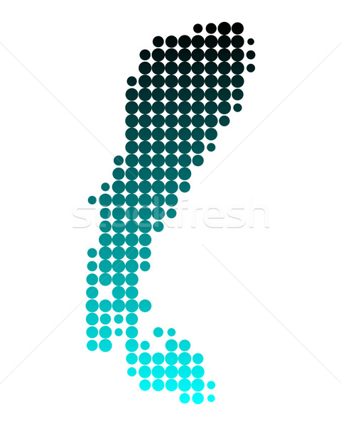 Map of Lake Neusiedl Stock photo © rbiedermann