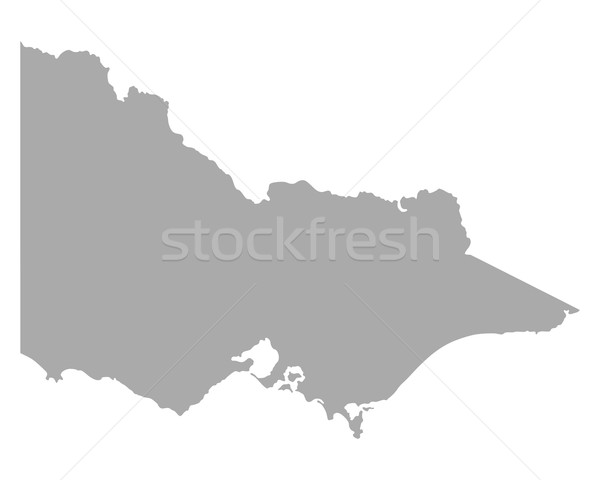Stock photo: Map of Victoria