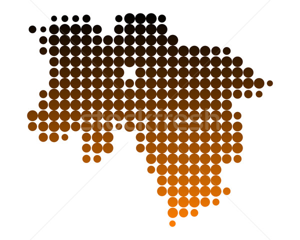 карта снизить шаблон круга точки коричневый Сток-фото © rbiedermann