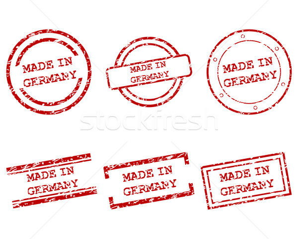 Stock foto: Deutschland · Briefmarken · Stempel · Jahrgang · Grafik · Taste