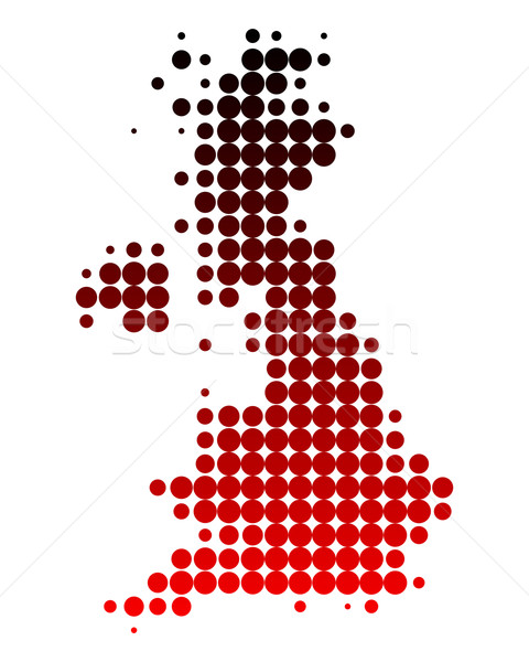 Stock photo: Map of Great Britain