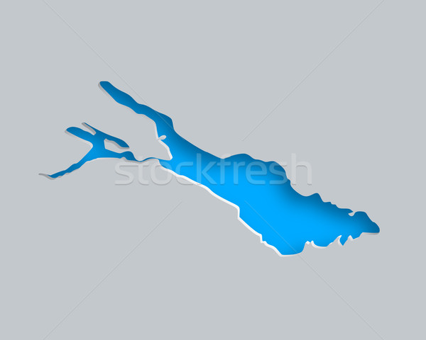 Map of Lake Constance Stock photo © rbiedermann