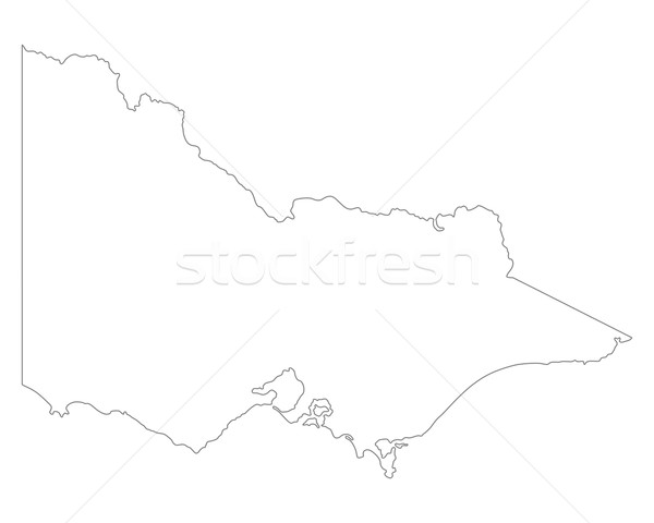 Map of Victoria Stock photo © rbiedermann