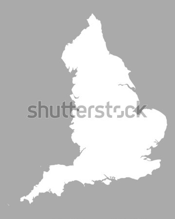 Foto d'archivio: Mappa · Inghilterra · sfondo · isolato · illustrazione