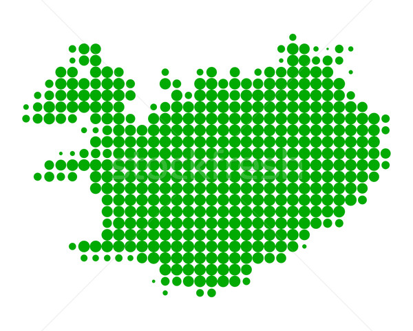商业照片: 地图 · 冰岛 · 绿色 · 模式 ·圆