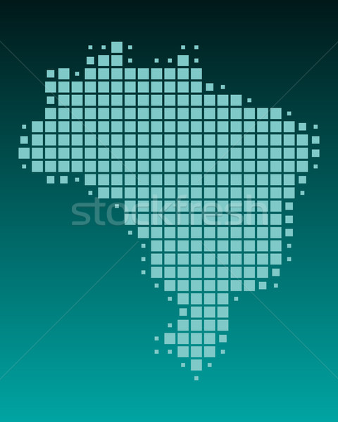 Map of Brazil Stock photo © rbiedermann