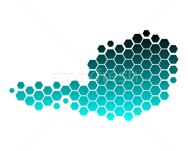 Map of Austria Stock photo © rbiedermann