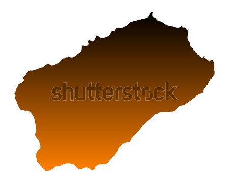 Stock photo: Map of Santo Antao