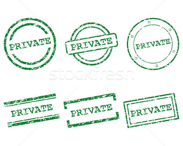 Private stamps Stock photo © rbiedermann