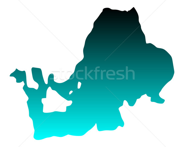 Map of Lake Chiemsee Stock photo © rbiedermann