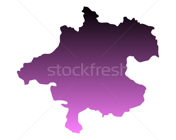 Kaart Oostenrijk roze vector geïsoleerd illustratie Stockfoto © rbiedermann