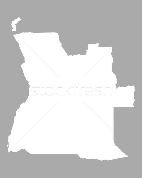 Térkép Angola háttér vonal Stock fotó © rbiedermann
