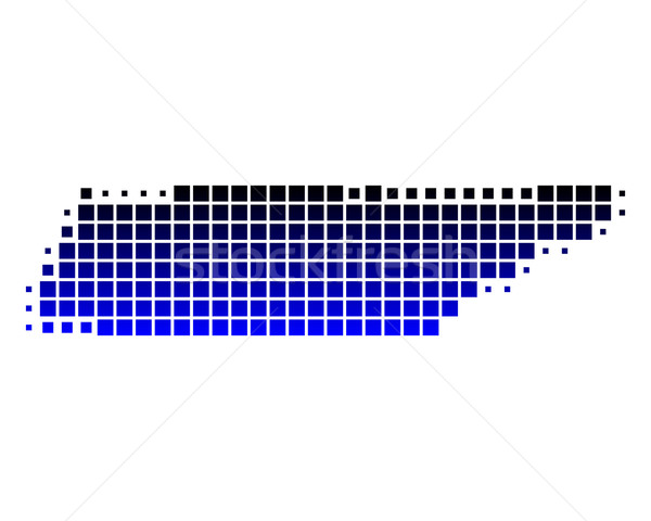 Zdjęcia stock: Pokaż · Tennessee · niebieski · podróży · wzór · placu