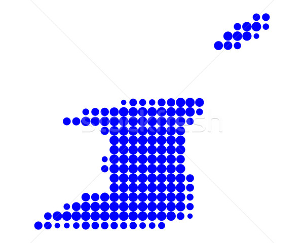 Map of Trinidad and Tobago Stock photo © rbiedermann