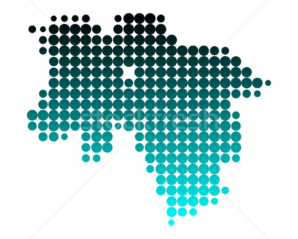 карта снизить зеленый синий шаблон круга Сток-фото © rbiedermann