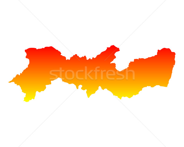 Hartă fundal portocaliu linie vector ilustrare Imagine de stoc © rbiedermann