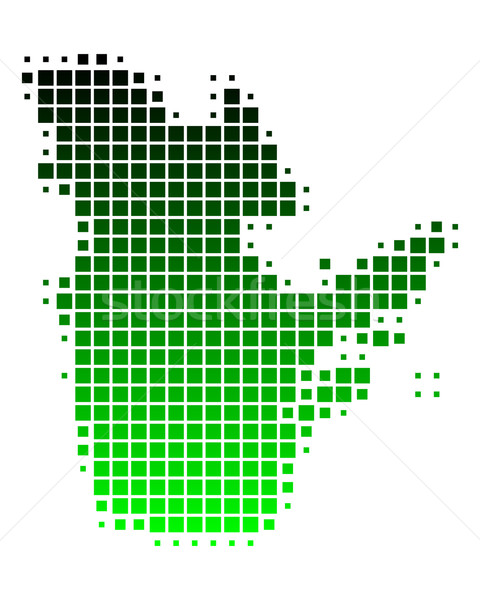 Zdjęcia stock: Pokaż · Quebec · zielone · wzór · placu · wektora