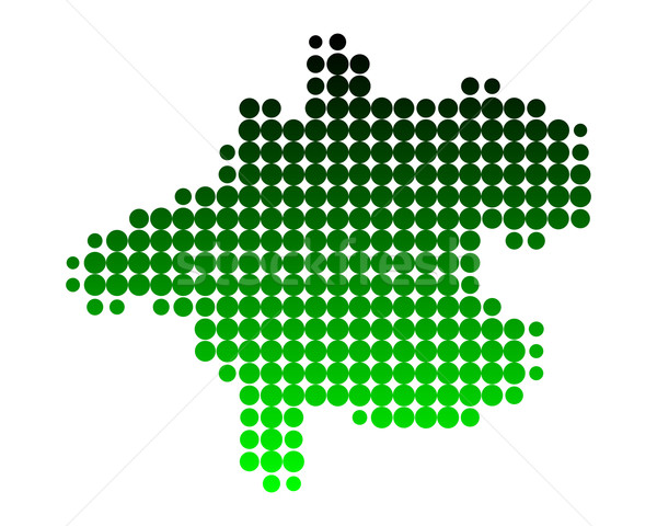 Map of Upper Austria Stock photo © rbiedermann